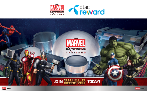 The Marvel Experience Thailand / ดีแทครีวอร์ด / ดีแทคแอพ /