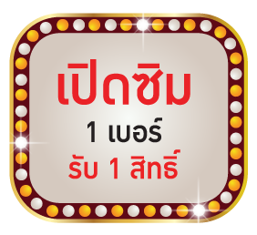 เปิดซิม 1 เบอร์รับ 1 สิทธิ์