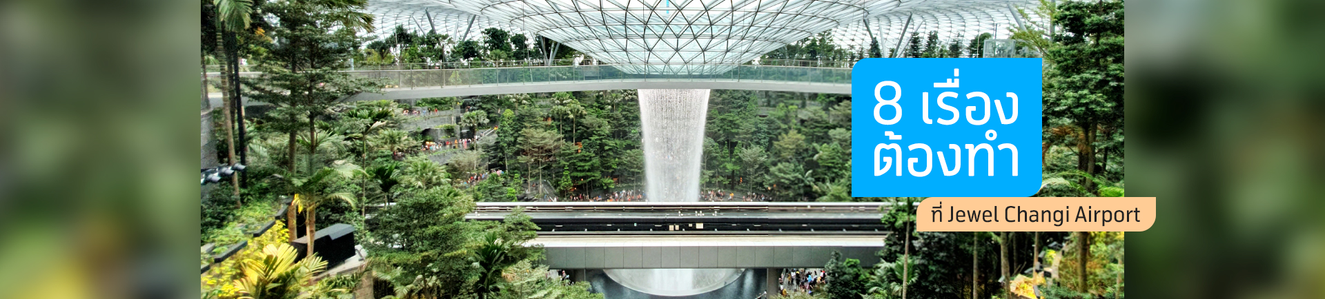 ซอกแซก Jewel Changi Airport กับ 8 เรื่องต้องทำเมื่อแลนดิ้ง