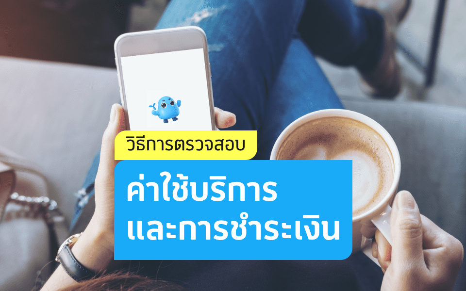 วิธีการตรวจสอบค่าใช้บริการและยอดค้างชำระบนมือถือ