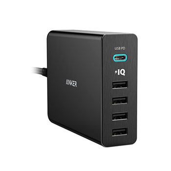 AK Port+ 5 USB-C - Black