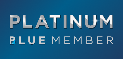logo platinum blue member